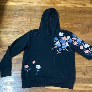 ADIDAS FLORAL Graphic Hoodie Large flower ladies
